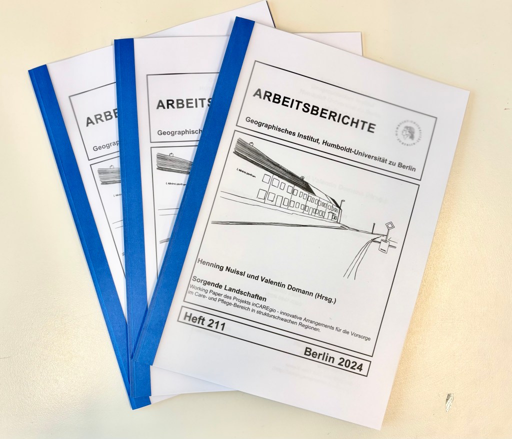 inCAREgio berichtet: Working Paper&nbsp;veröffentlicht